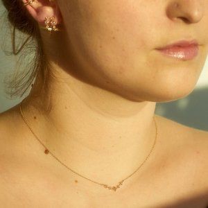 Catbird Snow Queen necklace in Yellow Gold (old style)